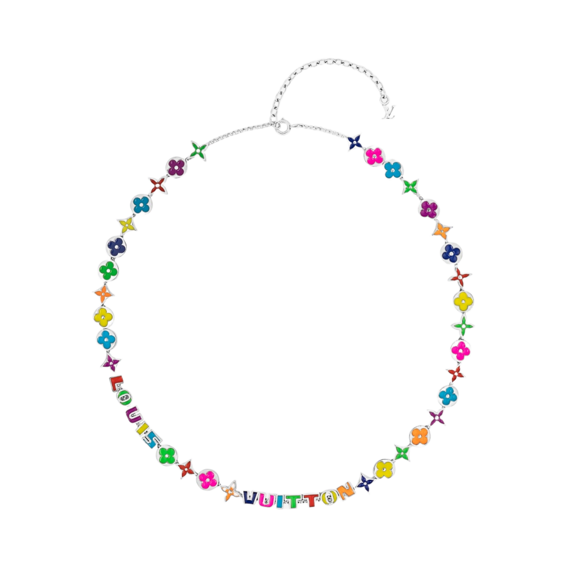 루이비통 모노그램 파티 네클리스 레인보우(Louis Vuitton Monogram Party Necklace Rainbow) - 1