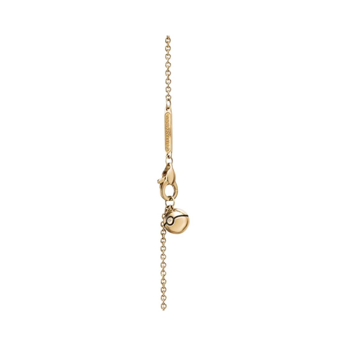 티파니 앤 코 x 다니엘 아샴 x 포켓몬 스몰 피카츄 펜던트 18k 옐로우 골드 다이아몬드(Tiffany & Co. x Daniel Arsham x Pokemon Small Pikachu Pendant in 18K Yellow Gold with Diamonds) - 4