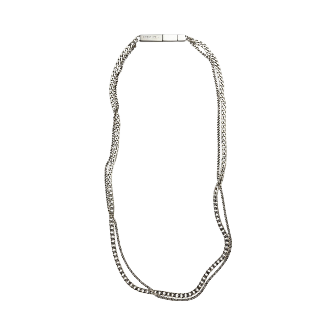 보테가 베네타 체인 아이디 네클리스 실버(Bottega Veneta Chains Id Necklace Silver) - 1