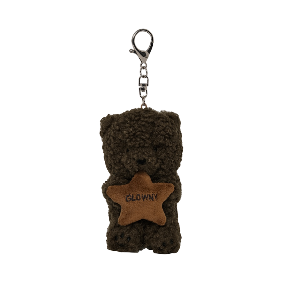 글로니 x 시미헤이즈 허그 미 테디 키링 브라운(Glowny x Simihaze Hug Me Teddy Keyring Brown)