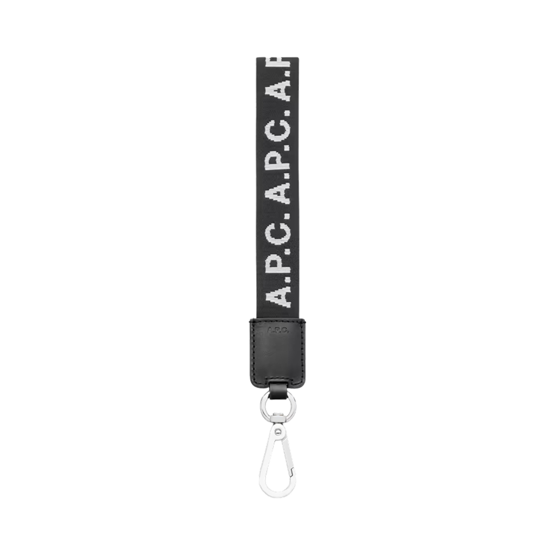 아페쎄 자카드 키링 블랙(A.P.C. Jacquard Keyring Black)