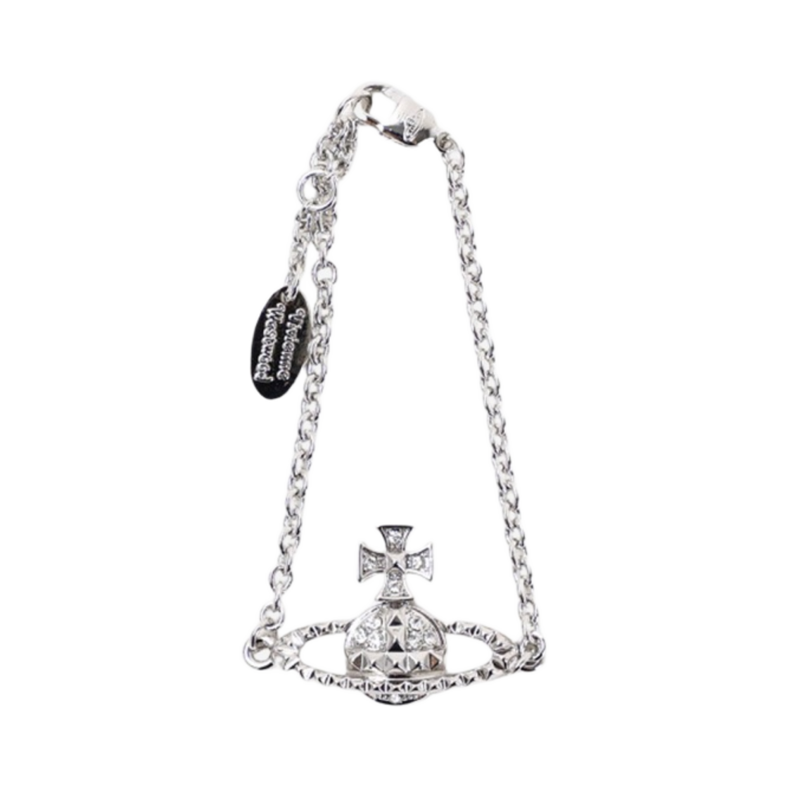 61020032/61020237-W110 Vivienne Westwood Mayfair Bas Relief Bracelet Silver