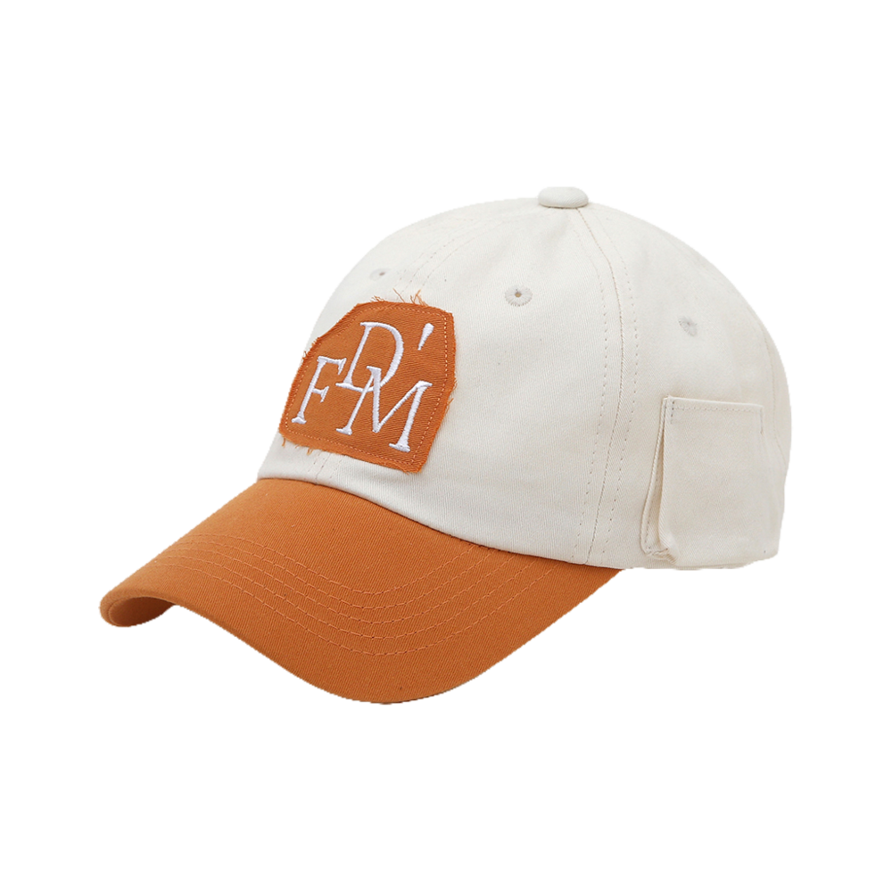 돈포겟미 투톤 패치 볼캡 러셋 오렌지(DONTFORGETME Two Tone Patch Strap Russet Orange)