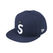 Supreme Gold Cross S Logo New Era Light Navy - 24SS