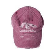 ETCE Boy Hood Destroyed Cap Washed Plum