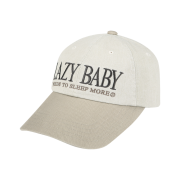 LAZYZ 90s Lazy Baby Ball Cap Ecru/Beige