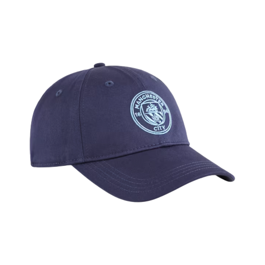 025611-03 Puma Manchester City Essentials Cap Navy Team Light Blue