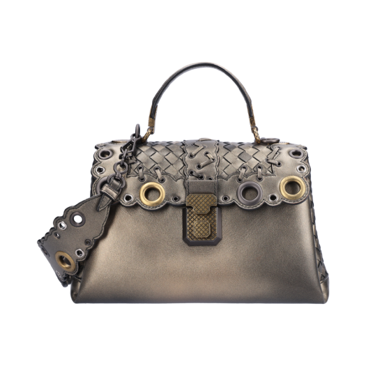549830 Bottega Veneta 549830 Piazza Shoulder Bag Bronze