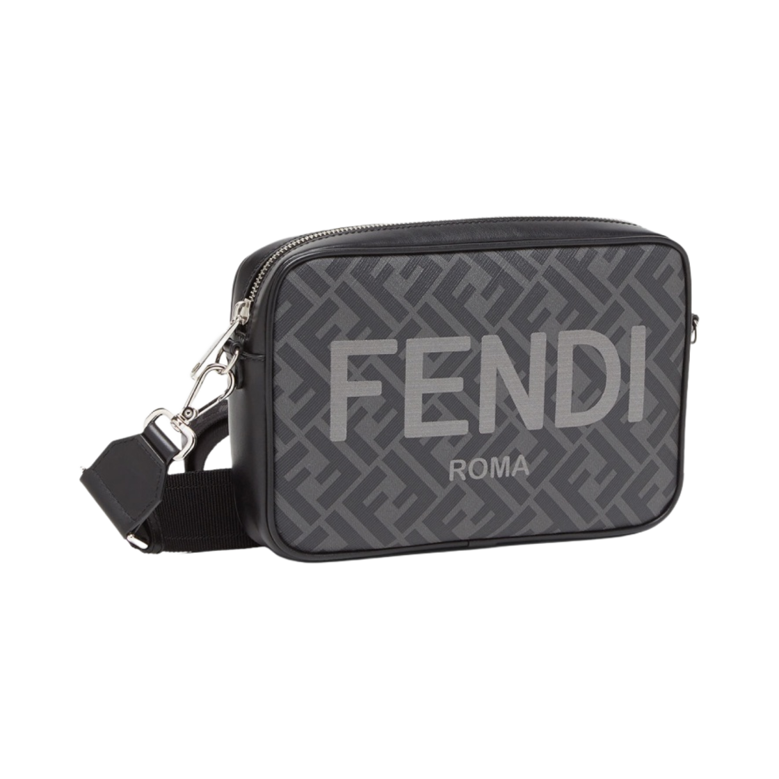 펜디 카메라 케이스백 FF 패브릭 블랙(Fendi Camera Case Bag FF Fabric Black) - 2