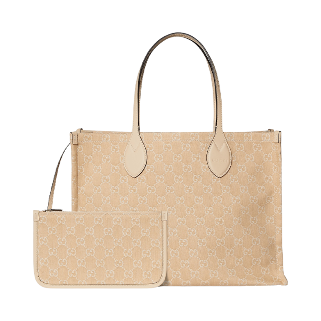 구찌 오피디아 GG 라지 토트백 라이트 베이지 데님(Gucci Ophidia GG Large Tote Bag Light Beige Denim) - 3