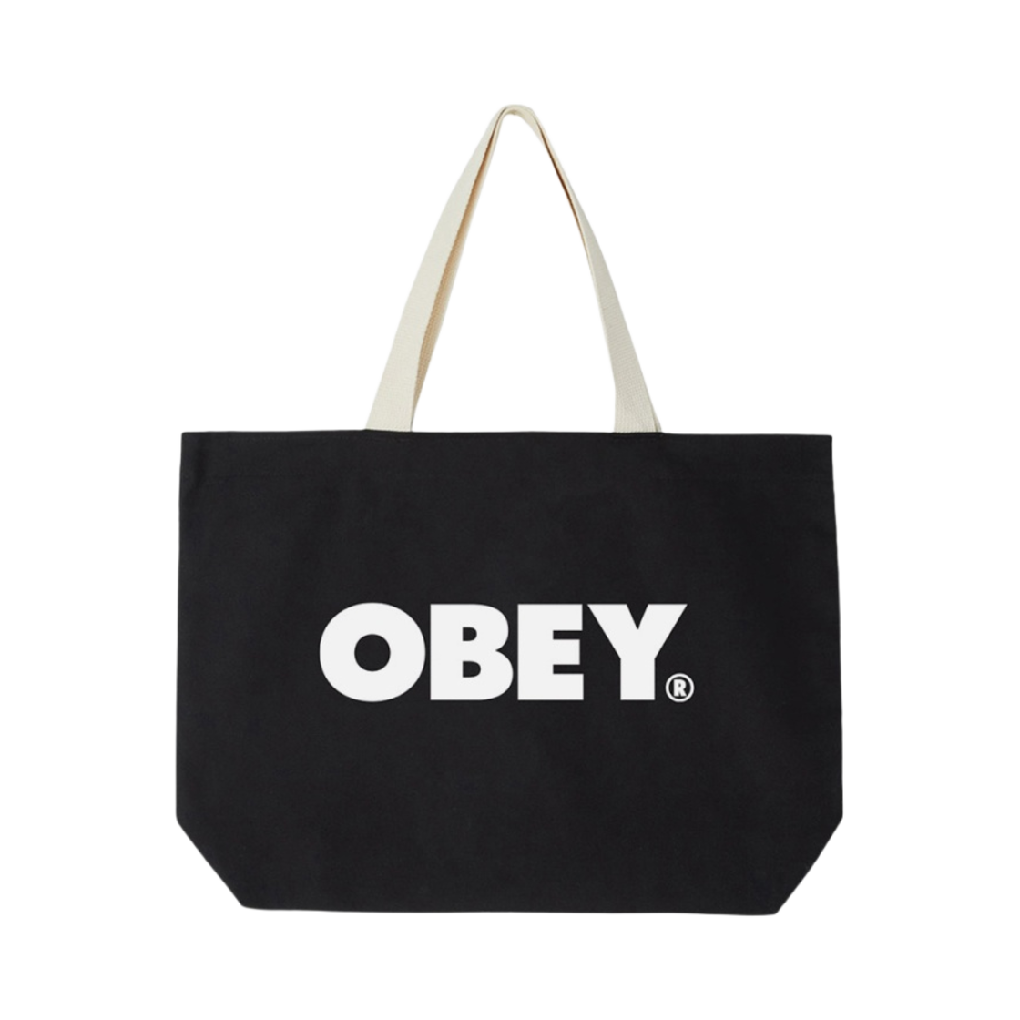 오베이 볼드 토트백 블랙(Obey Bold Tote Bag Black)