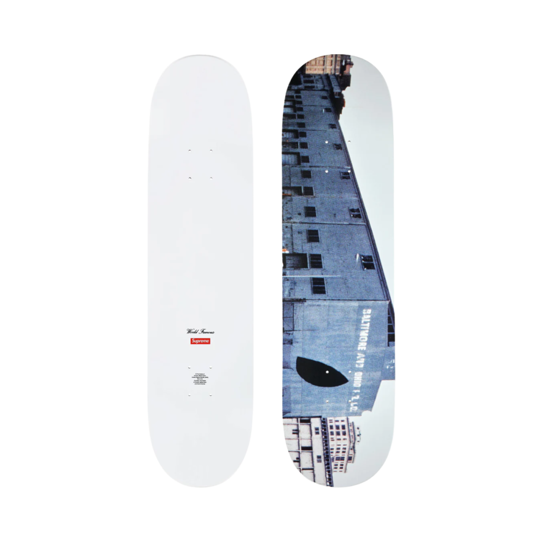 - Supreme Day's End Skateboard White - 24FW