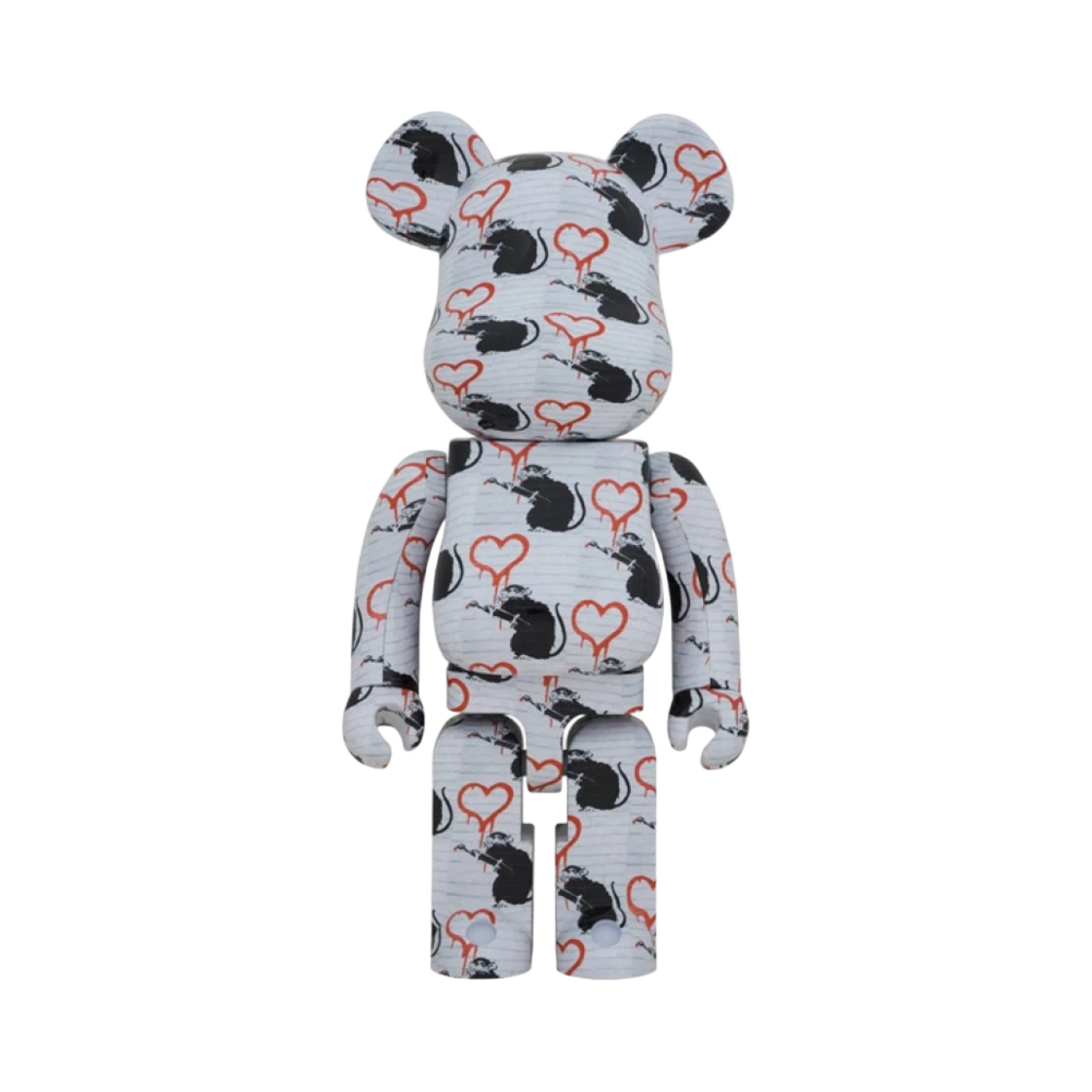 베어브릭 뱅크시 러브 랫 1000%(Bearbrick Banksy Love Rat 1000%)