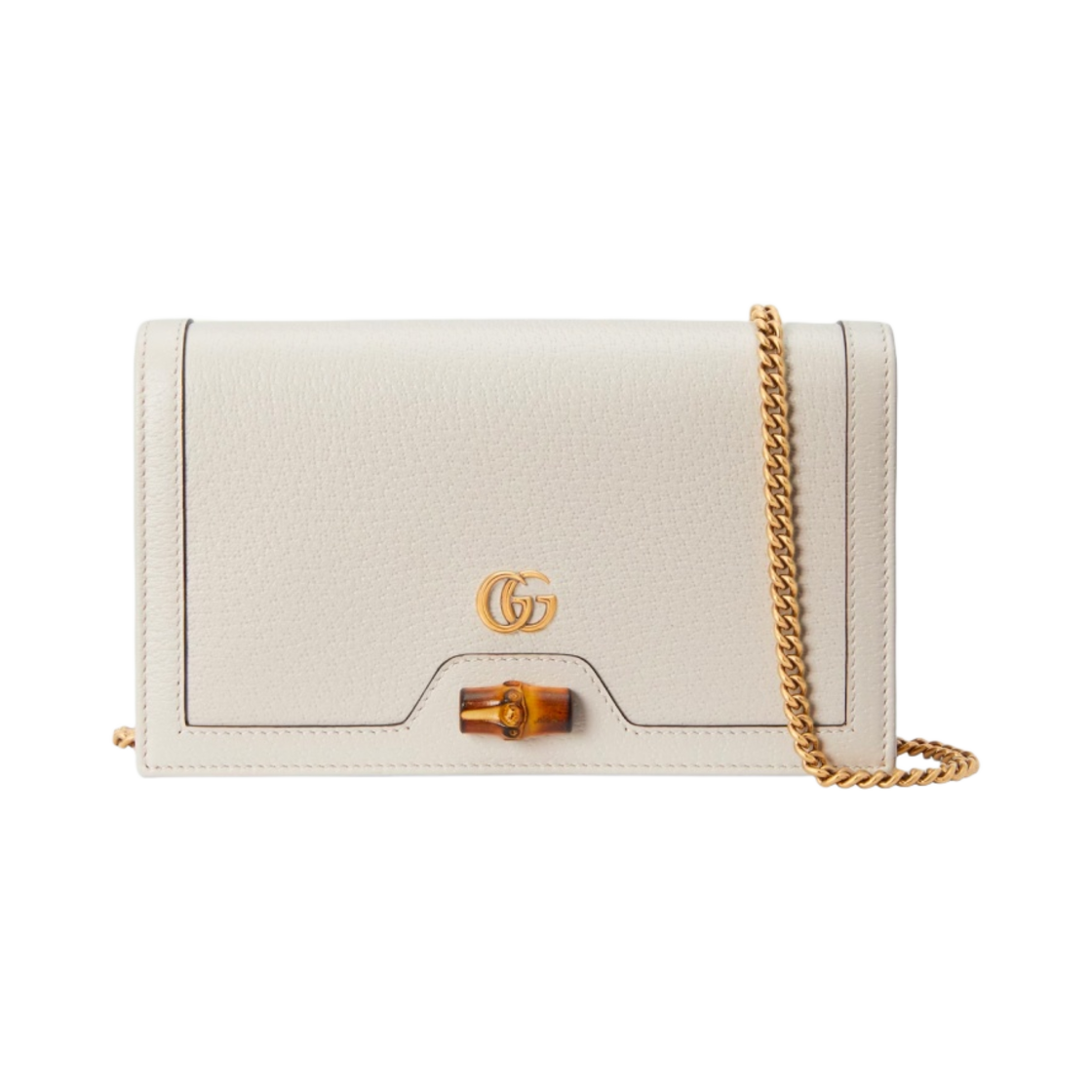 구찌 다이애나 미니백 뱀부 화이트 레더(Gucci Diana Mini Bag with Bamboo White Leather) - 1