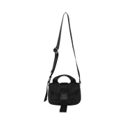 Ganni Mini Tech Satchel Bag Black