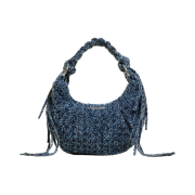 Holzweiler Women Cocoon Denim Micro Bag Blue - 24FW
