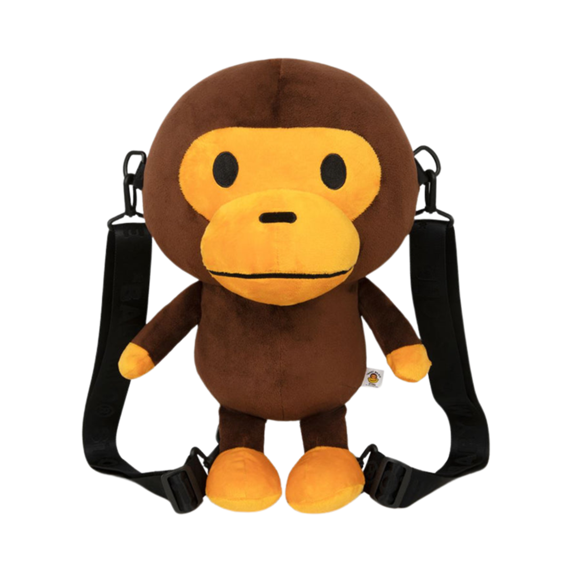 베이프 베이비 마일로 플러시 돌 백팩 브라운(BAPE Baby Milo Plush Doll Backpack Brown)