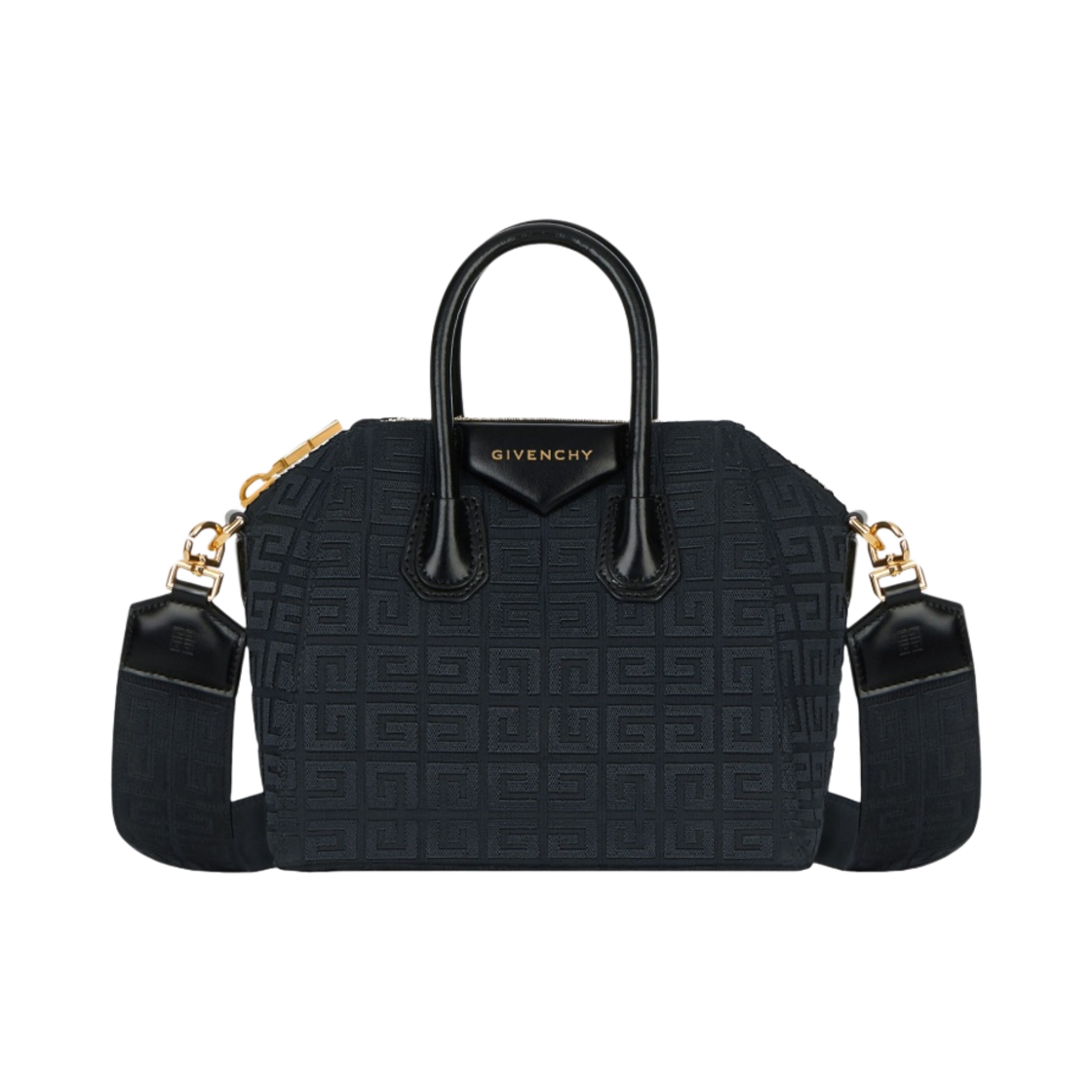 지방시 4G 자수 캔버스 미니 안티고나 백 블랙(Givenchy Mini Antigona Bag in 4G Embroidered Canvas Black) - 1
