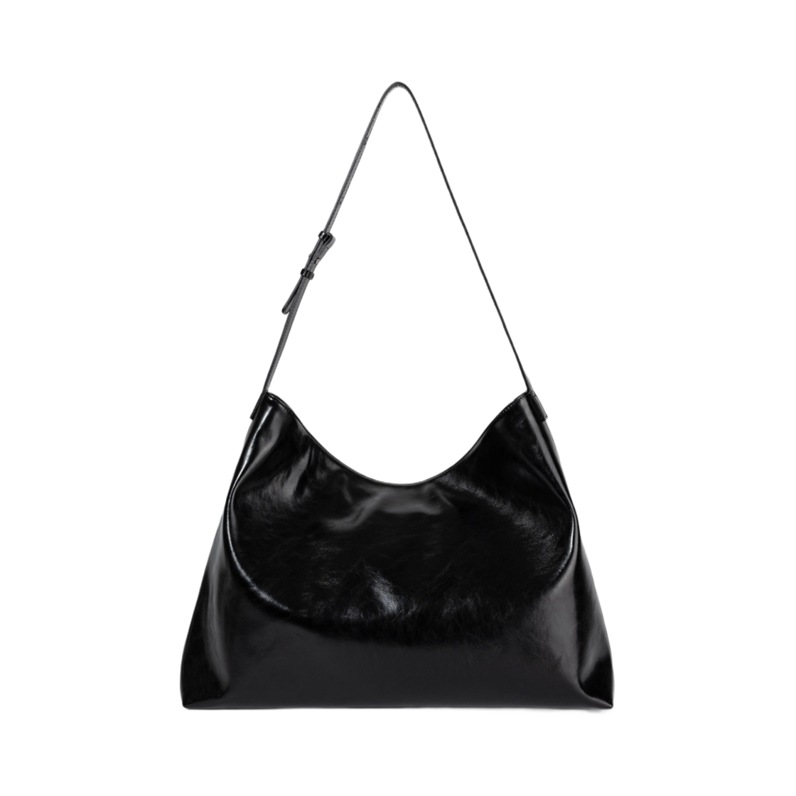 로우클래식 레더 라지 백 블랙(Low Classic Leather Large Bag Black)