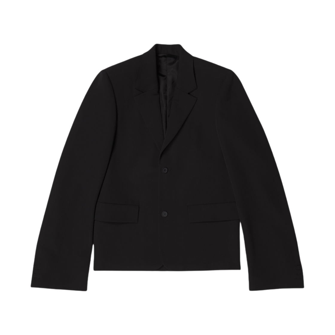 (W) 발렌시아가 피티드 자켓 블랙((W) Balenciaga Fitted Jacket Black) - 1