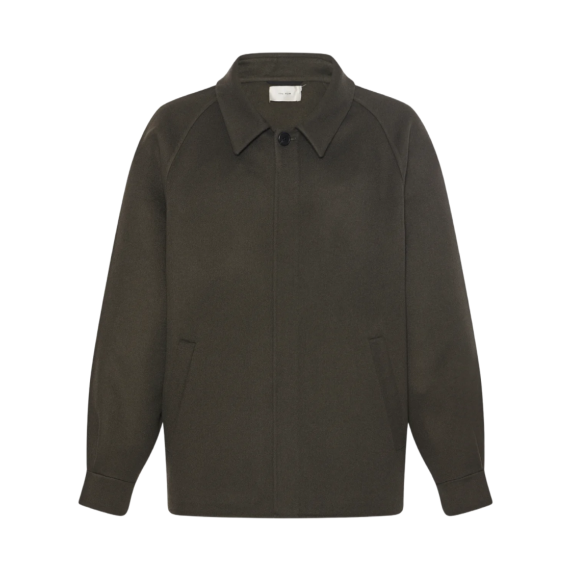 761W3140PWG The Row Stender Jacket in Cashmere Pewter Green
