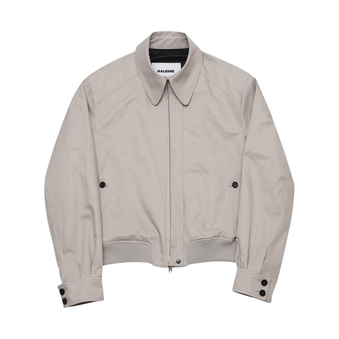 알렌느 패디드 쓰리디 디테일 숏 자켓 크림 베이지