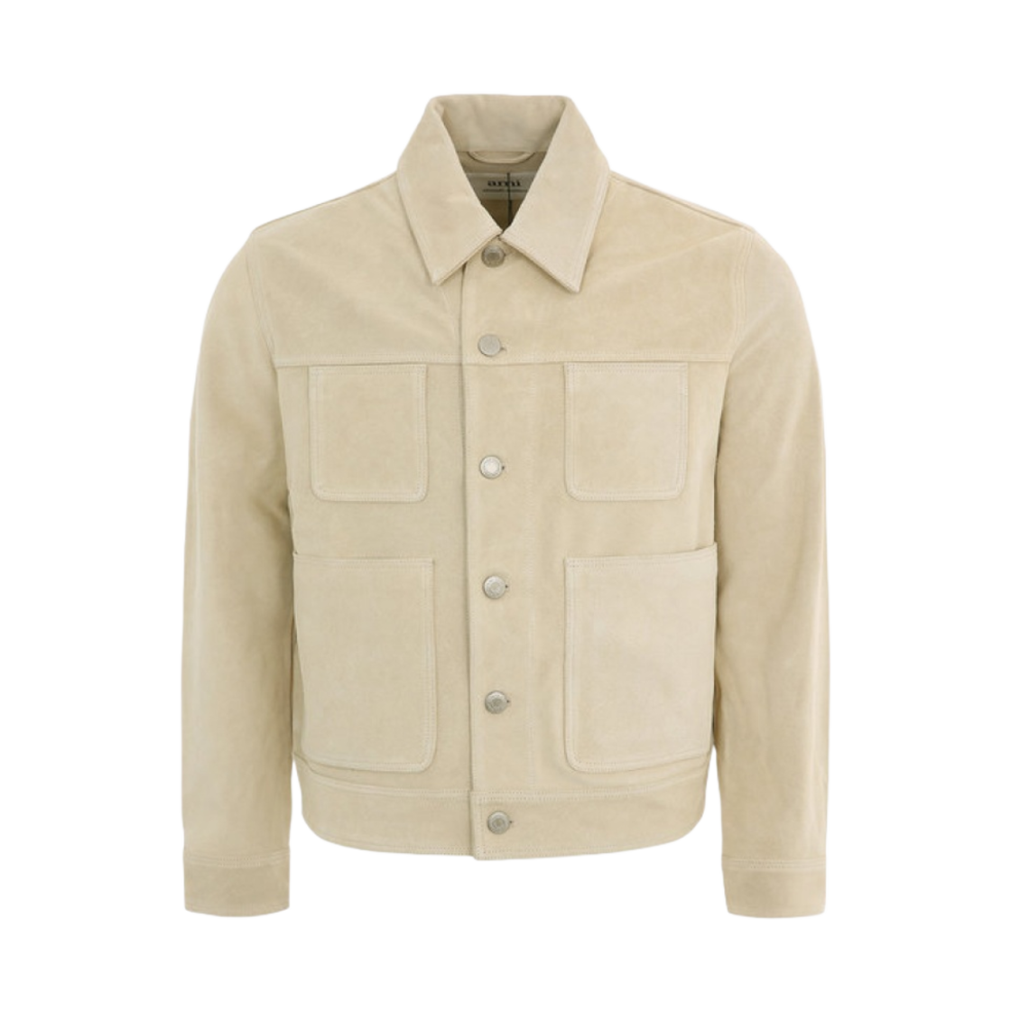 아미 스웨이드 워커 자켓 바닐라