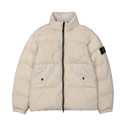 Stone Island 40623 Garment Dyed Crinkle Reps Recycled Nylon Down Jacket Plaster - 23FW