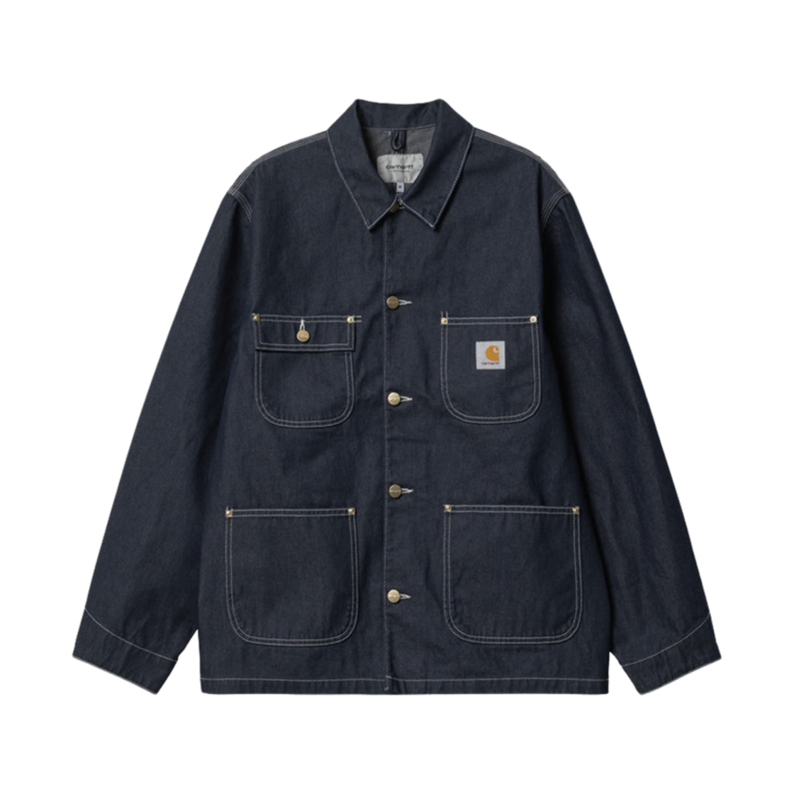 I031896-01-2Y Carhartt WIP Norco Denim OG Chore Coat Blue One Wash - Spring