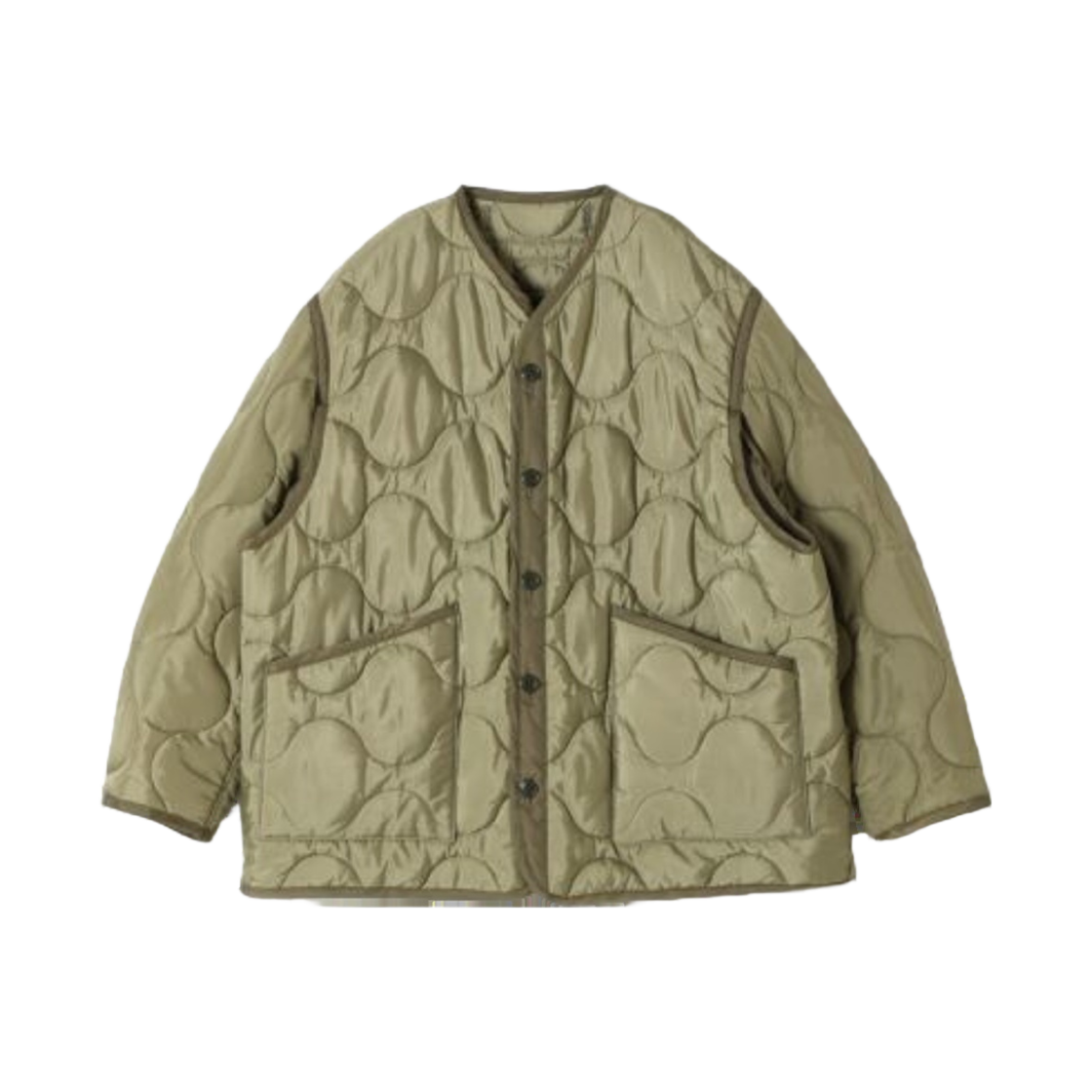 하이크 퀼티드 라이너 자켓 카키(Hyke Quilted Liner Jacket Khaki)