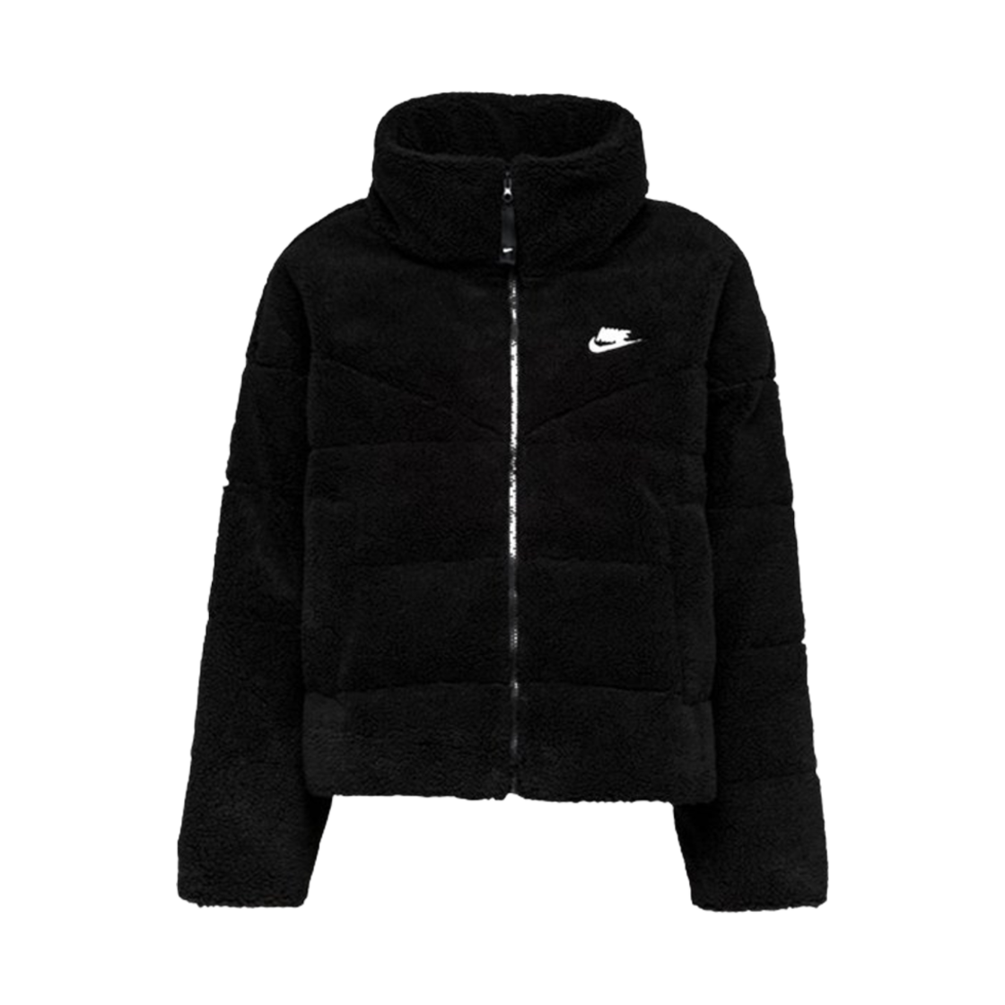 DD4655-010 (W) Nike NSW Therma Fit City Sherpa Jacket Black - Asia