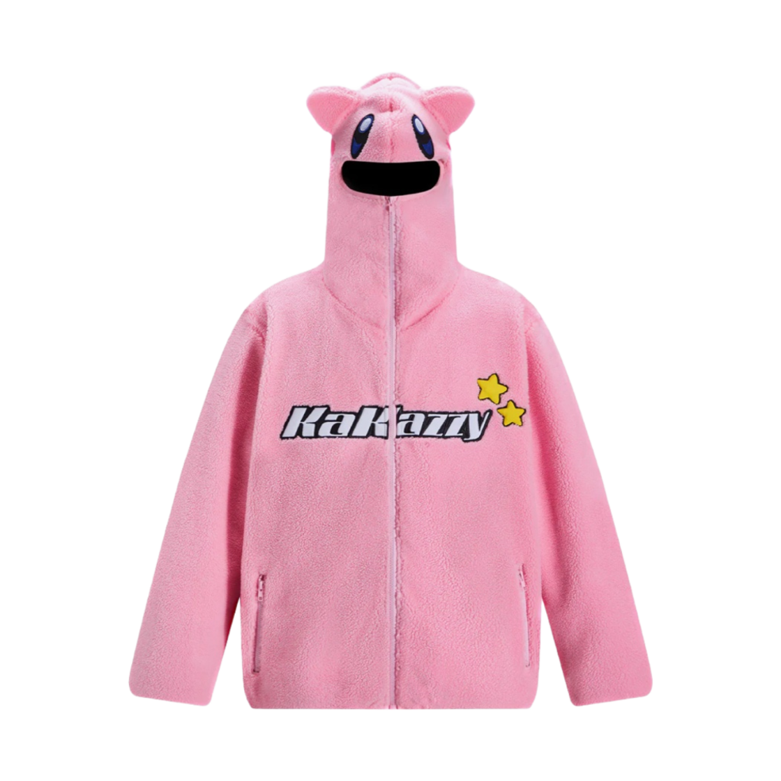 카카지 쉐르파 코트 커비 핑크(Kakazzy Sherpa Coat Kirby Pink)