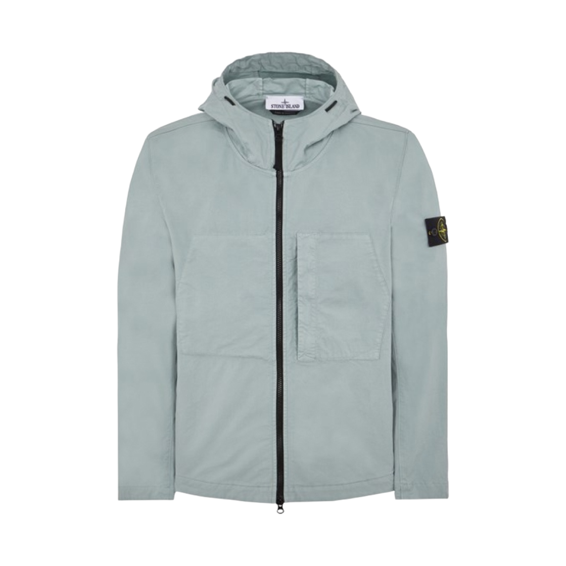 스톤 아일랜드 43310 수피마 코튼 후드 자켓 스카이 블루 - 23SS(Stone Island 43310 Supima Cotton Hooded Jacket Sky Blue - 23SS) - 1