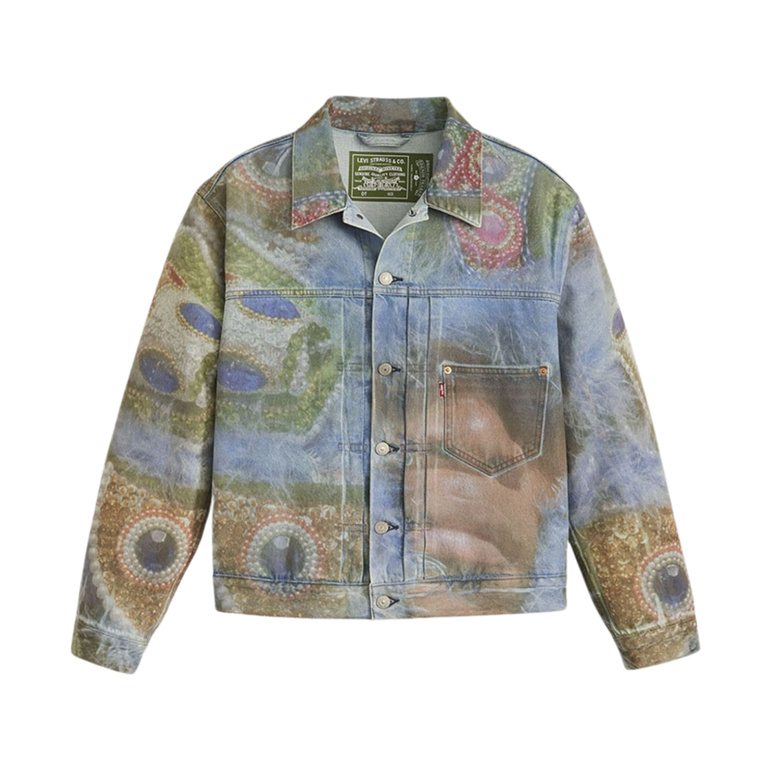 리바이스 x 데님 티어스 포토 트러커 자켓 멀티(Levi's x Denim Tears Photo Trucker Jacket Multi)