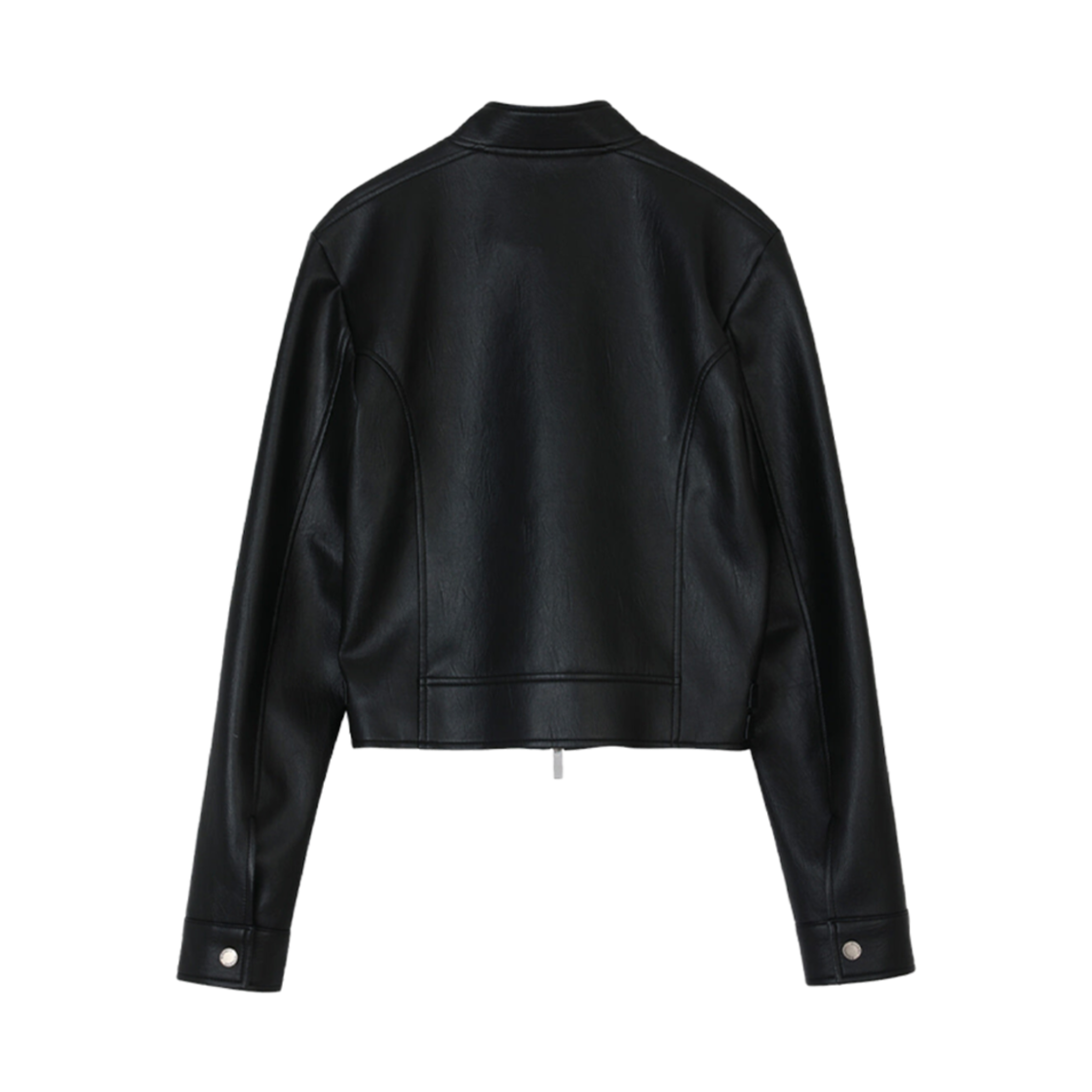 (W) 보헤미안 서울 매트 레더 바이커 자켓 블랙((W) Bohemian Seoul Matt Leather Biker Jacket Black) - 2