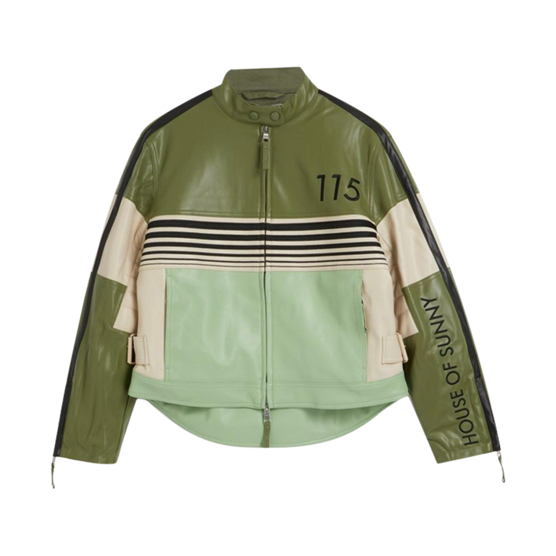하우스 오브 써니 우먼 더 레이서 자켓 그린(House of Sunny Women The Racer Jacket Green)