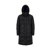 Moncler Harel Reversible Long Down Jacket Black - 22FW