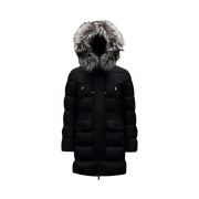 (W) Moncler Aphroti Long Down Jacket Black - 22FW