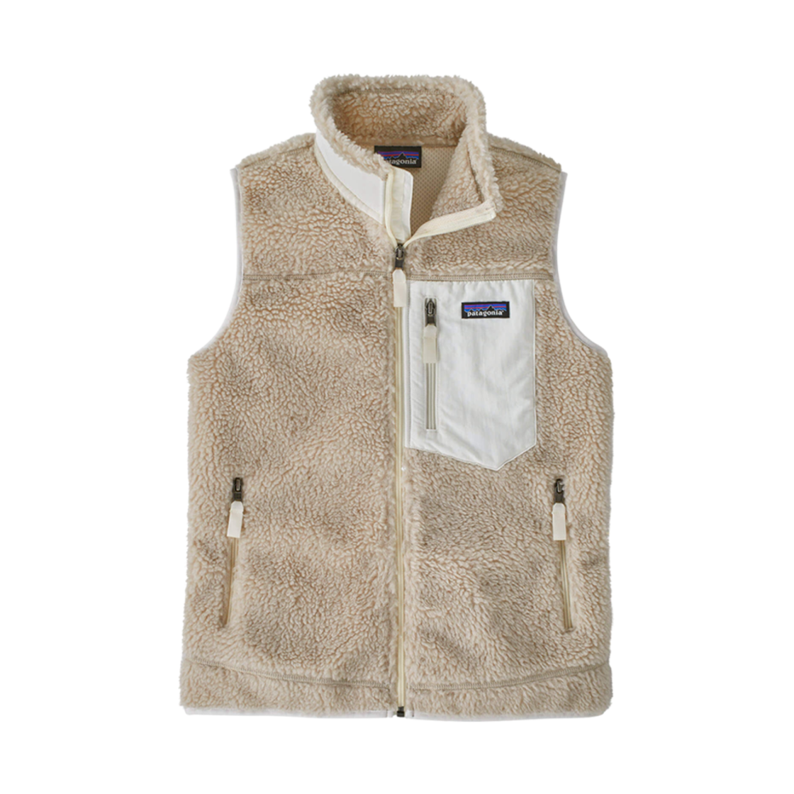 (W) 파타고니아 클래식 레트로X 플리스 베스트 내츄럴 W 버치 화이트((W) Patagonia Classic Retro-X Fleece Vest Natural W Birch White) - 1