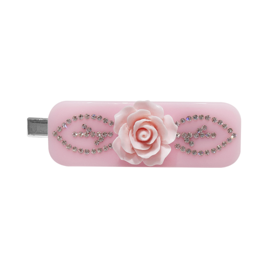 MF2514HB001CLPFR Margarin Fingers Rose Hot Fix Hair Pin Light Pink