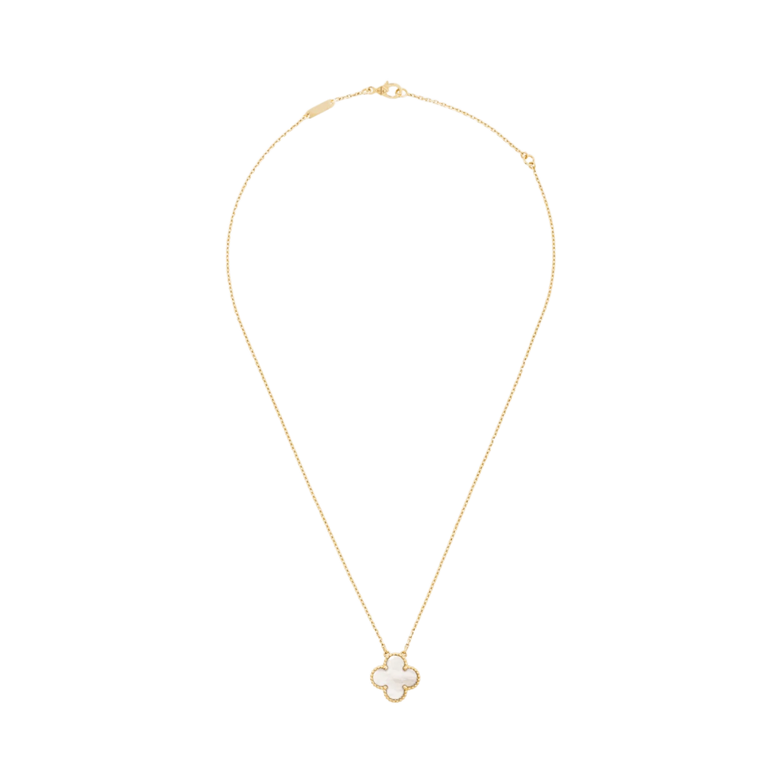 (W) 반 클리프 & 아펠 빈티지 알함브라 펜던트 옐로우 골드 마더 오브 펄((W) Van Cleef & Arpels Vintage Alhambra Pendant Yellow Gold Mother of Pearl)