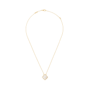 (W) Van Cleef & Arpels Vintage Alhambra Pendant Yellow Gold Mother of Pearl