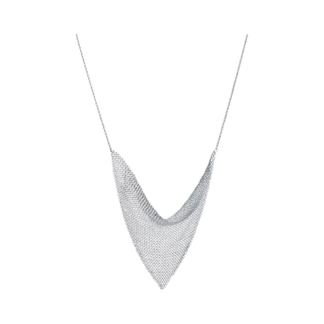 티파니 앤 코 엘사 퍼레티 메쉬 트라이앵글 네클리스 스털링 실버(Tiffany & Co. Elsa Peretti Mesh Triangle Necklace Sterling Silver) - 1