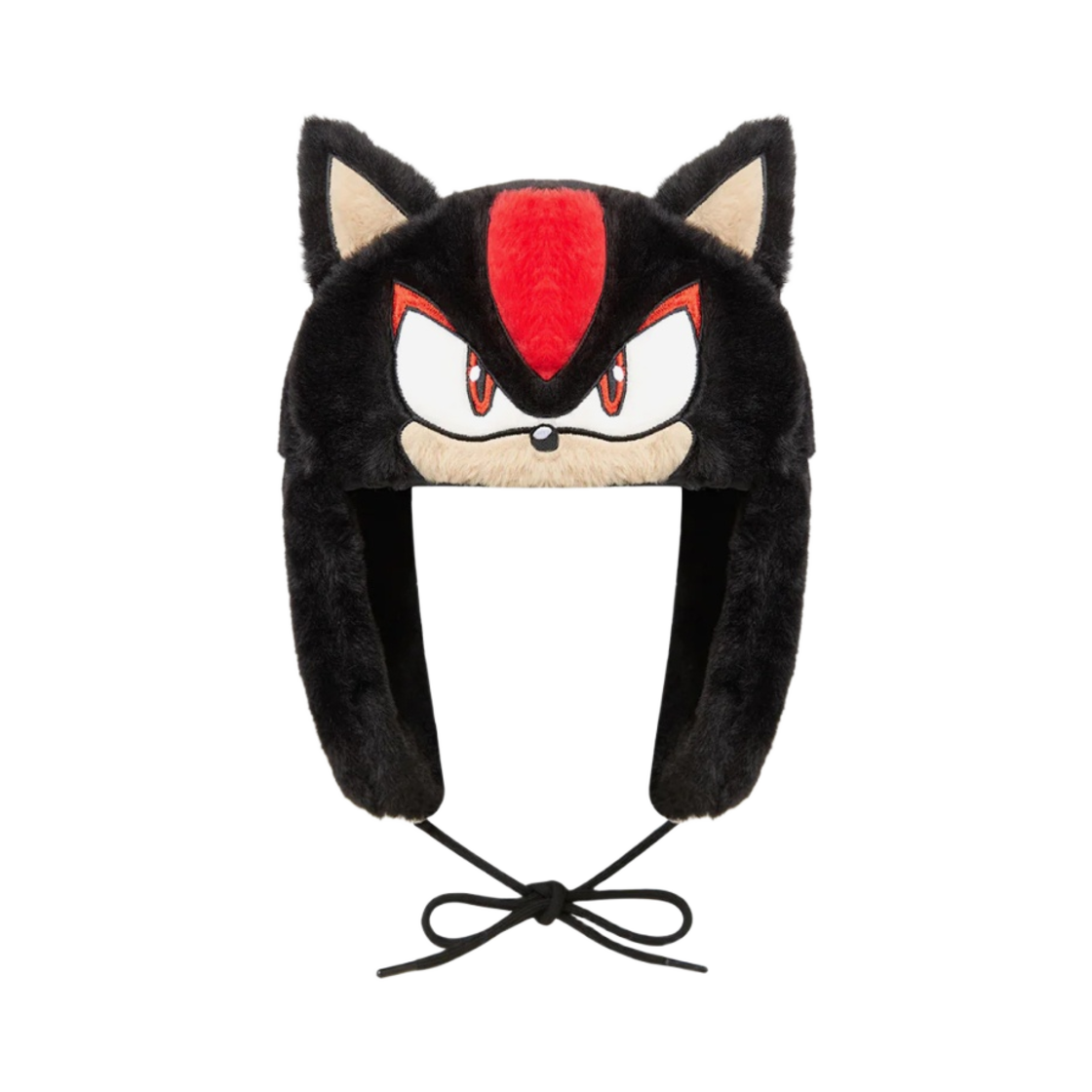 카카지 우샨카 햇 소닉 섀도우 더 헤지호그 블랙(Kakazzy Ushanka Hat Sonic Shadow the Hedgehog Black)