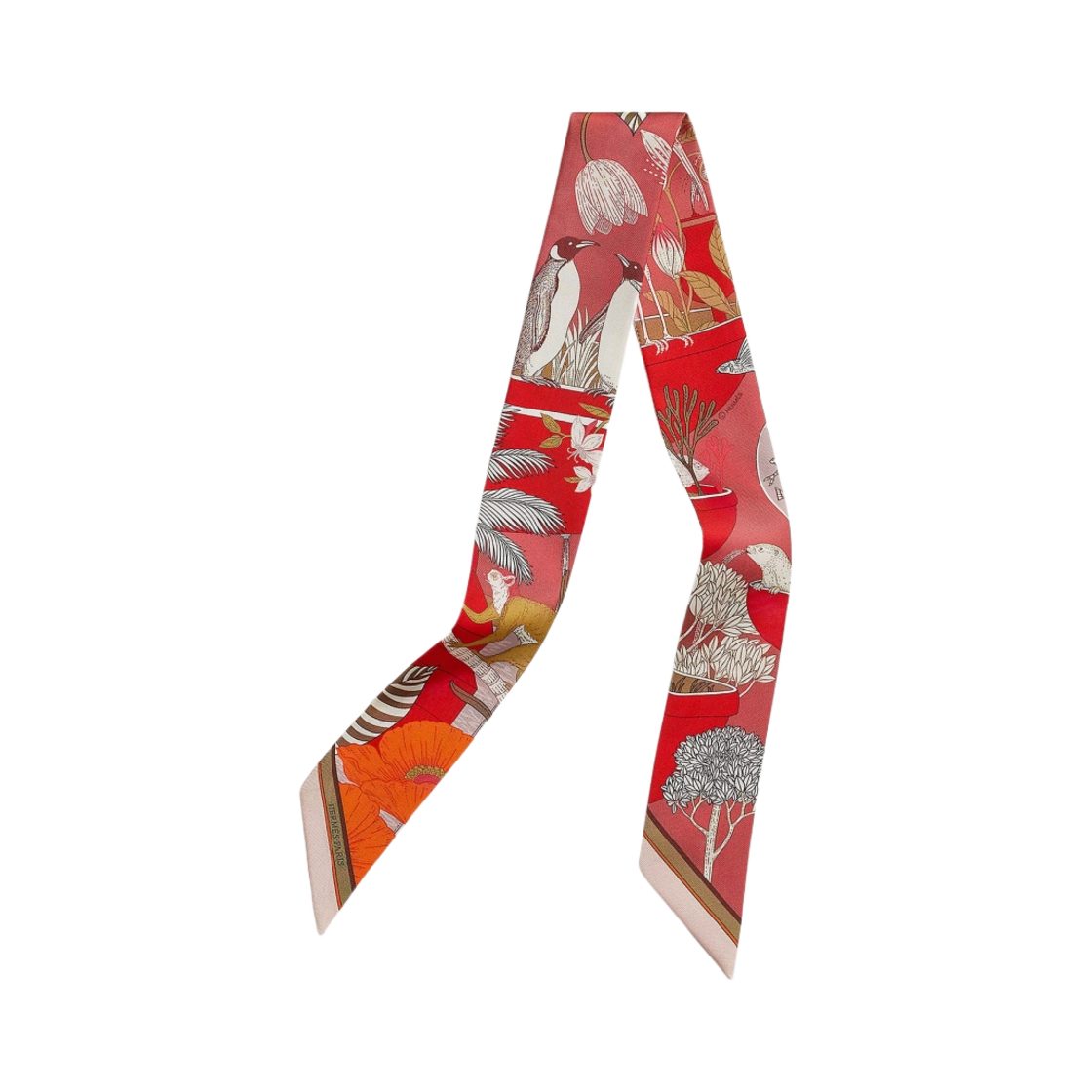 (W) 에르메스 프레셔스 파라다이스 트윌리 루즈 브롱즈 오랑쥬((W) Hermes Precious Paradise Twilly Rouge Bronze Orenge) - 1