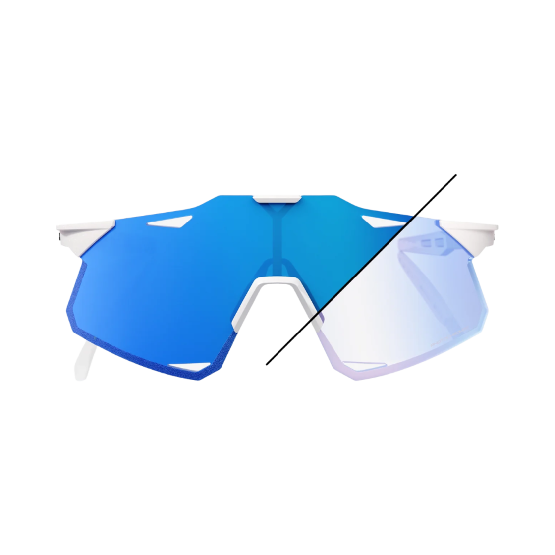 100퍼센트 하이퍼크래프트 LE 바스티유 블루 미러 포토크로믹 렌즈(100% Hypercraft LE Bastille Blue Mirror Photochromic Lens)