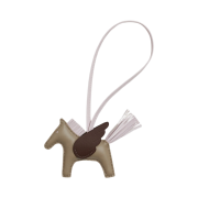 Hermes Rodeo Pegase PM Charm Milo Swift & Beige Marfa Mauve Pâle Moka