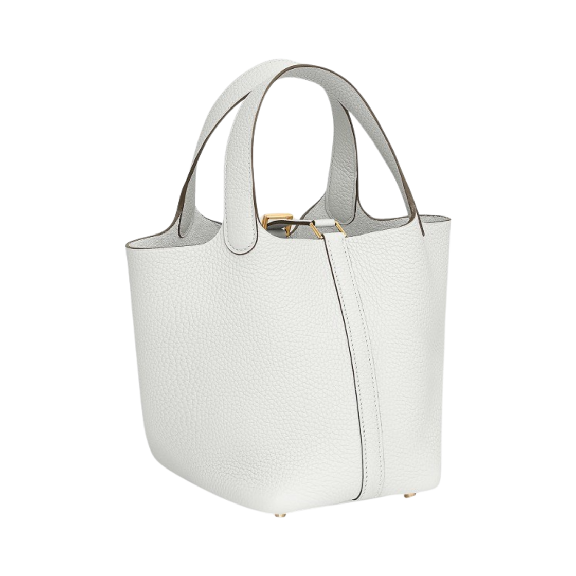 에르메스 피코탄 락 18 백 클레망스 & 골드 하드웨어 뉴 화이트(Hermes Picotin Lock 18 Bag Clemence & Gold New White) - 4