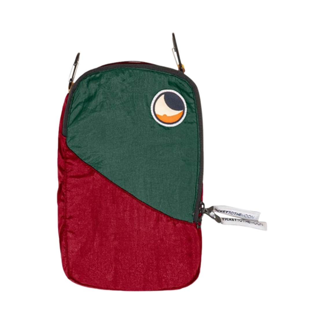 티켓투더문 트래블 큐브 S 버건디 다크 그린(Ticket To The Moon Travel Cube S Burgundy Dark Green) - 1