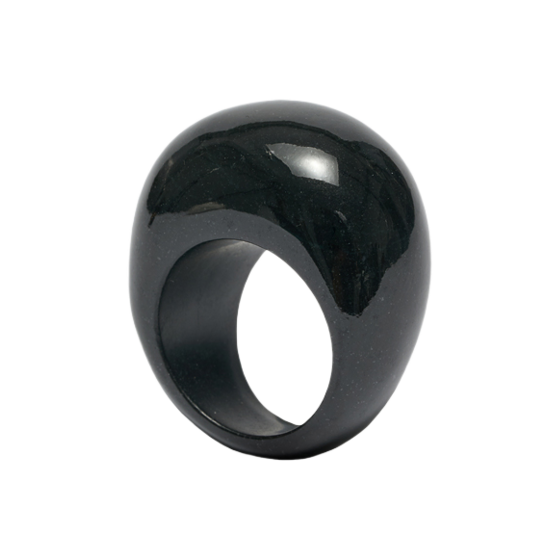 FV24C_RI01BL0 FARVEN Jade Ring Black